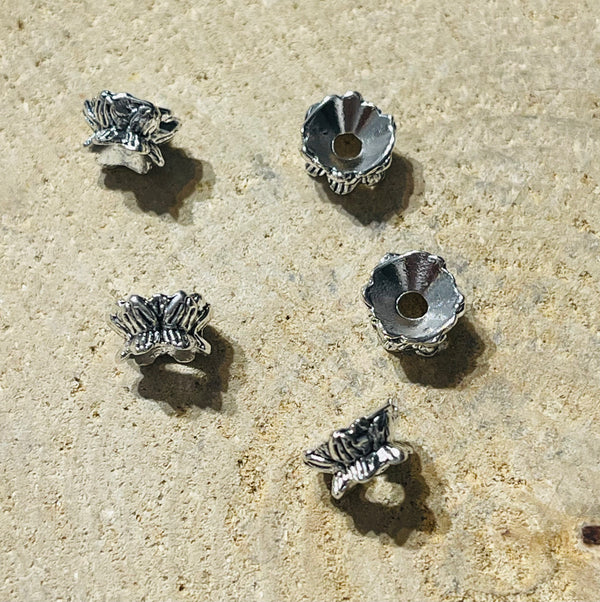 Lot de 5 intercalaires Lotus pour bracelet - les bijoux de Thea 