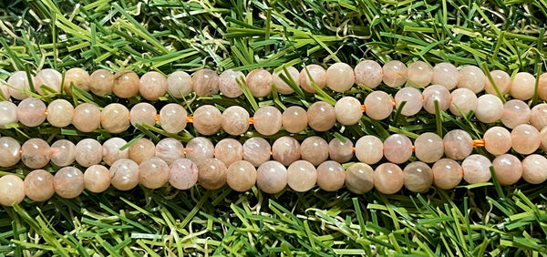 Perles naturelles en Pierre de Lune pêche en 4 mm