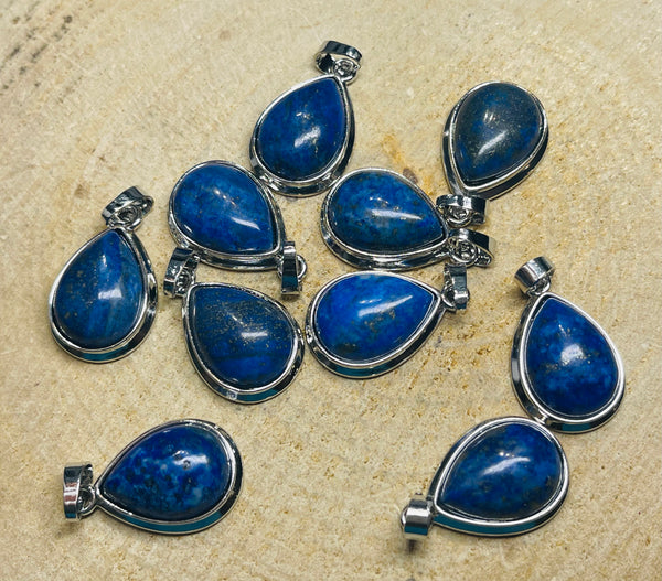 Pendentif en Lapis lazuli en goutte d’eau