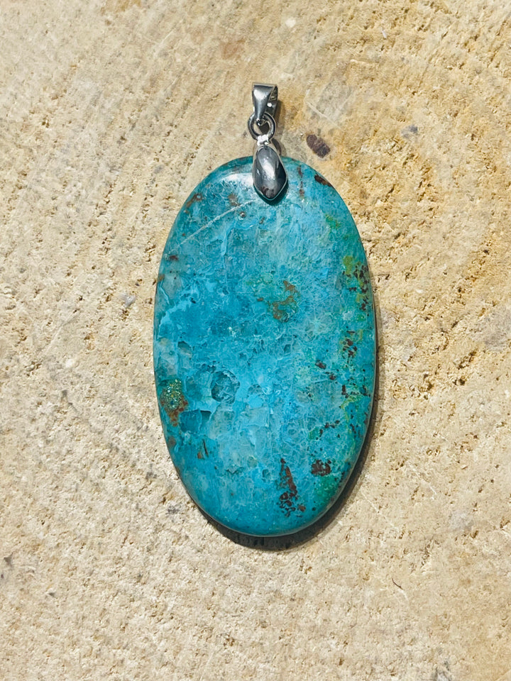 Pendentifs en Chrysocolle de Tanzanie au choix - les bijoux de Thea 