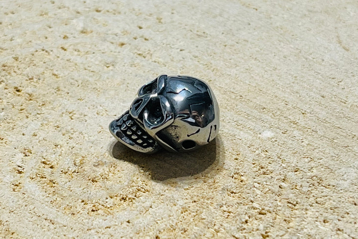 Intercalaire Tête de mort skull pour bracelet - Les bijoux de Théa