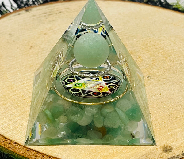 Orgonite avec Aventurine verte (25) - les bijoux de Thea 