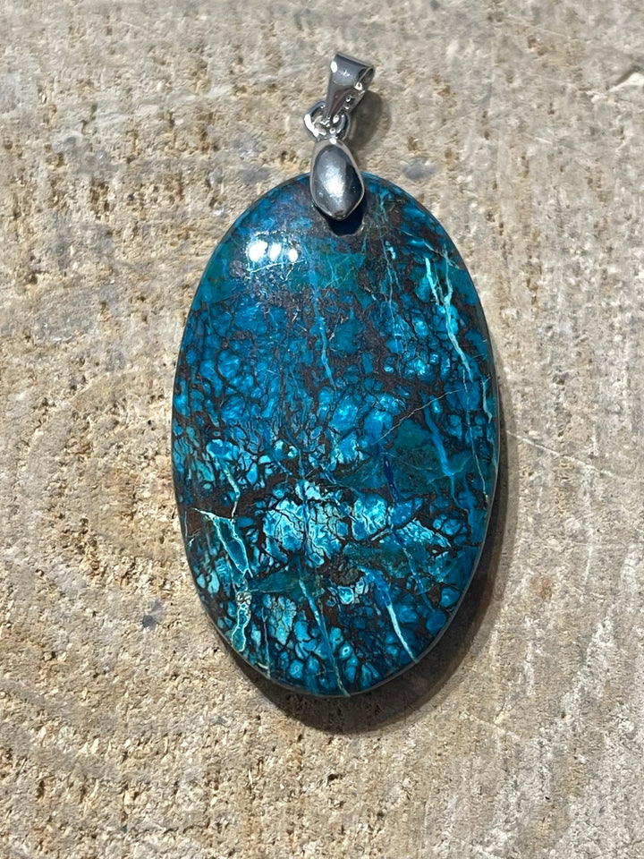 Pendentifs en Azurite au choix (2) - les bijoux de Thea 