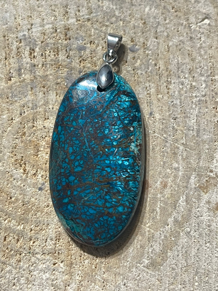 Pendentifs en Azurite au choix (2) - les bijoux de Thea 