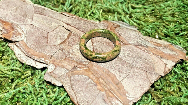 Bague en Unakite, Taille 54 - Les bijoux de Théa