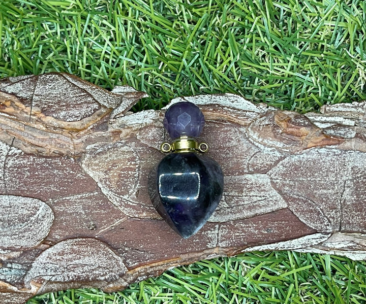 Bouteille de parfum en Améthyste - Les bijoux de Théa