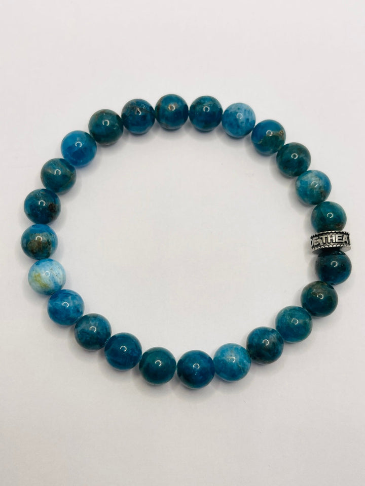 Bracelet en perles naturelles en Apatite - Les bijoux de Théa