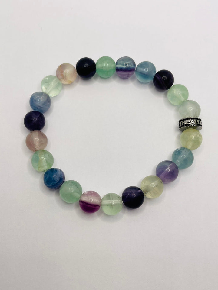 Bracelet en perles naturelles en Fluorite - Les bijoux de Théa