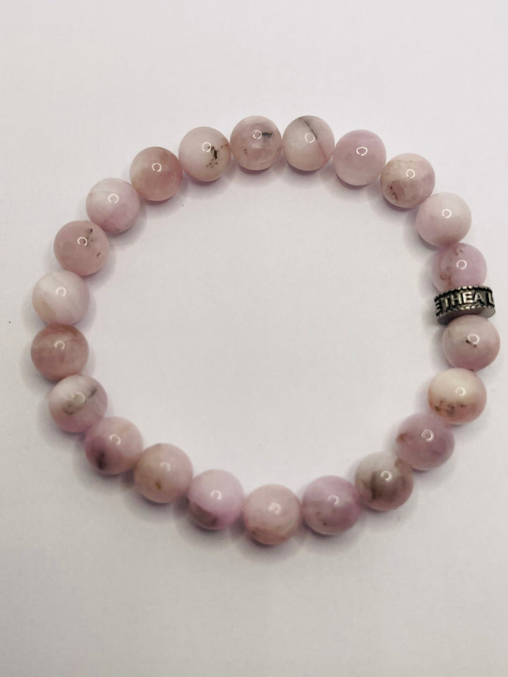 Bracelet en perles naturelles en Kunzite - Les bijoux de Théa