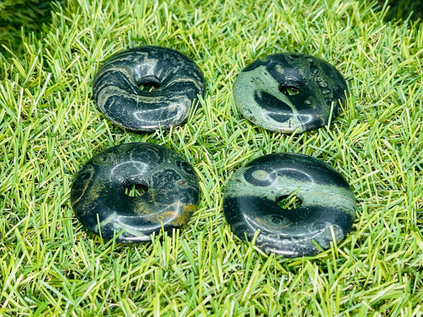 Donut / Pi chinois en Jaspe Kambaba - Les bijoux de Théa