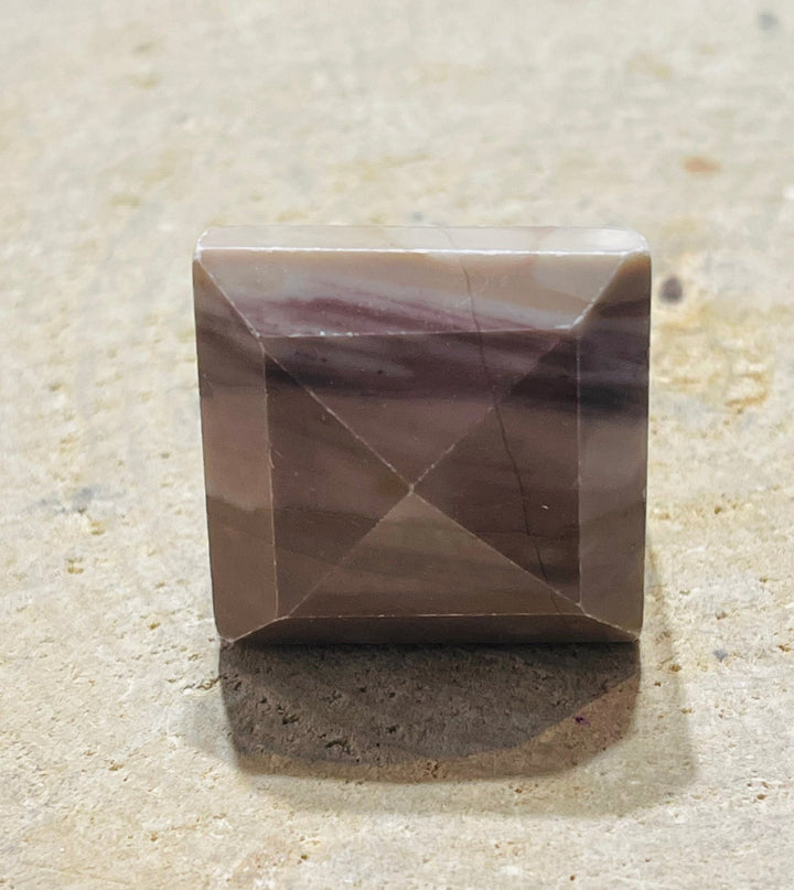 Grosse bague entièrement faite en Jaspe (2) - Les bijoux de Théa