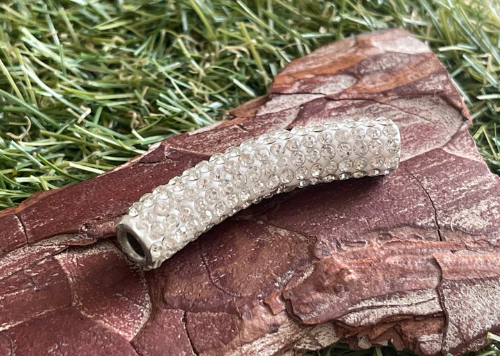 Lot de 2 grands intercalaires strass pour bracelet - Les bijoux de Théa