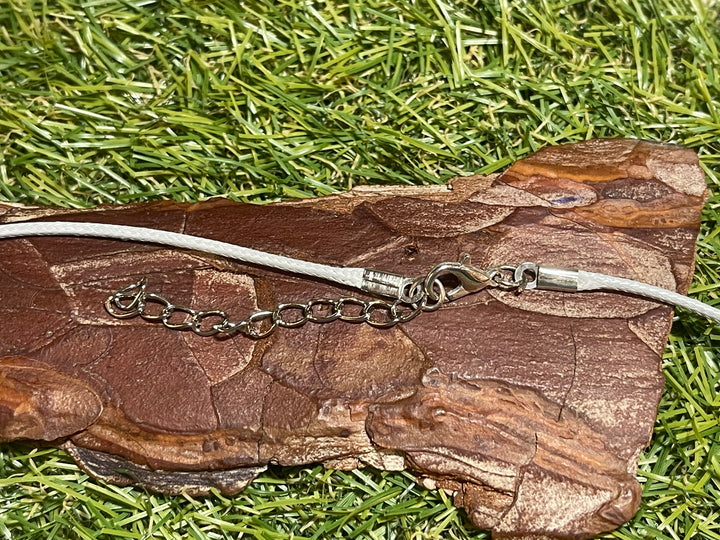 Lot de 5 Cordons en coton ciré gris avec attache mousqueton et rallonge - Les bijoux de Théa