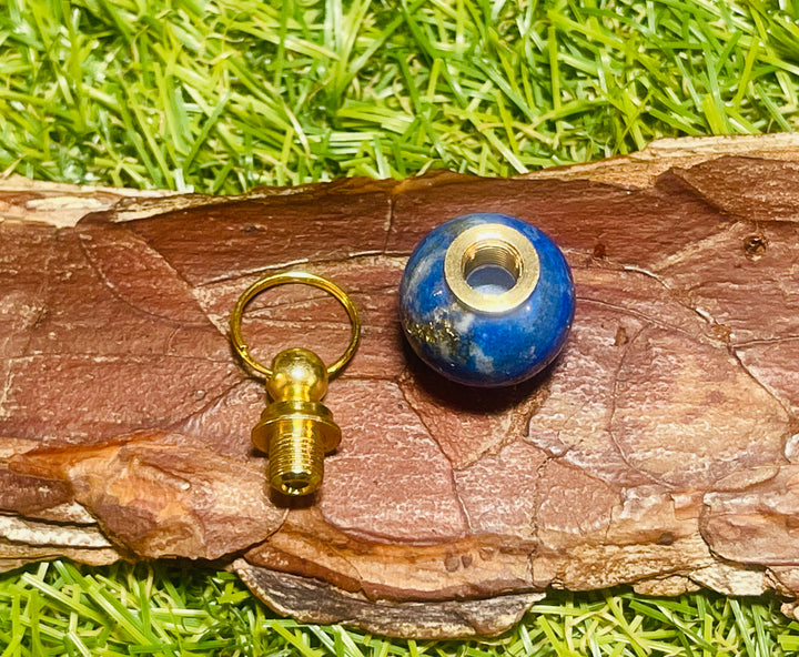 Bouteille de parfum en pierre naturelle Lapis-lazuli - Les bijoux de Théa