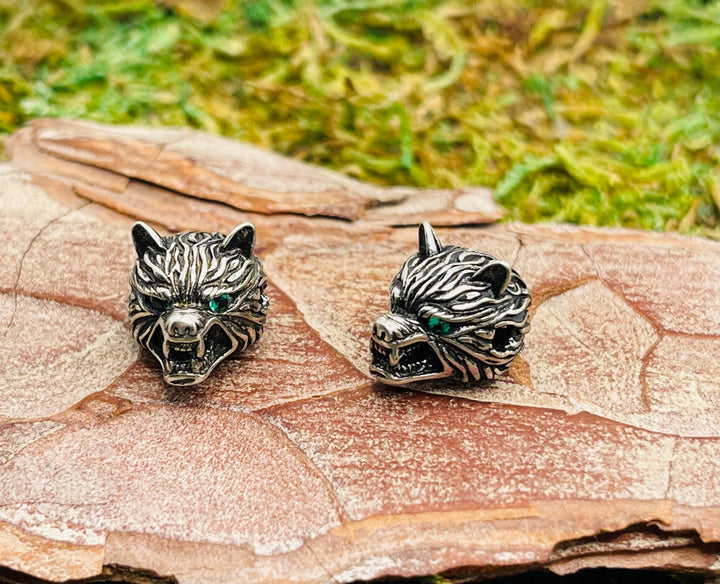 Lot de 2 intercalaires Loup Garou pour bracelet - Les bijoux de Théa