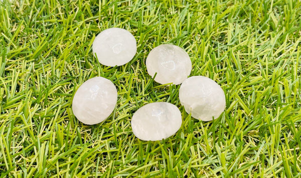 Lot de 2 Perles en Quartz rose à facettes en 18 mm - Les bijoux de Théa