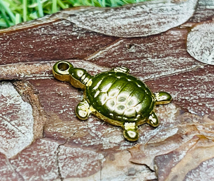 Lot de 5 intercalaires Tortue dorée pour bracelet - Les bijoux de Théa