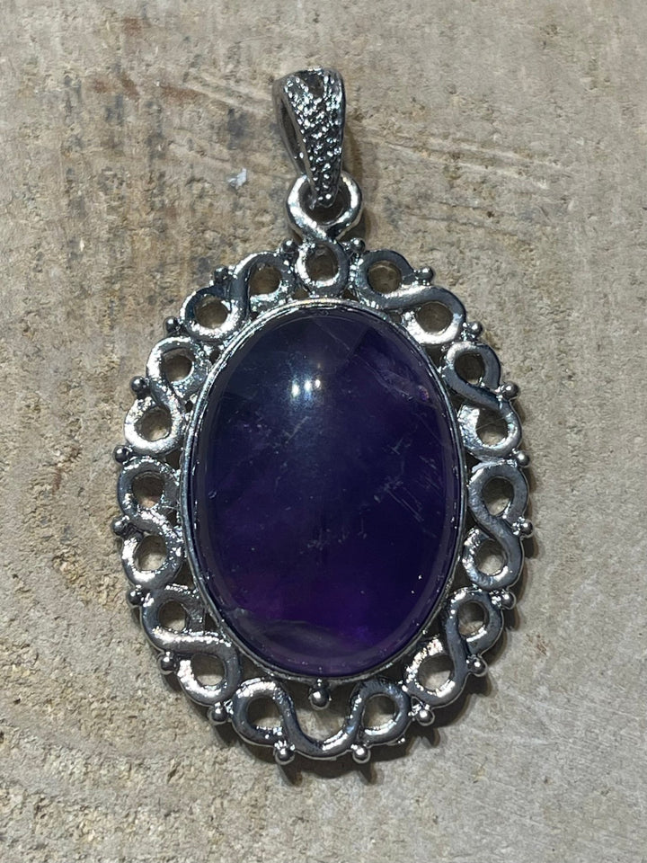 Pendentif en Améthyste au choix (2) - Les bijoux de Théa