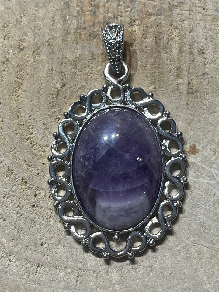 Pendentif en Améthyste au choix (2) - Les bijoux de Théa