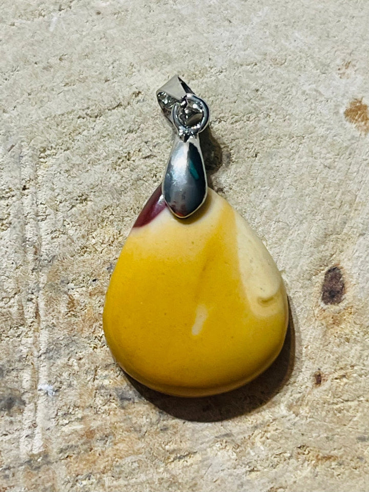 Pendentif en Jaspe Mokaïte au choix - Les bijoux de Théa