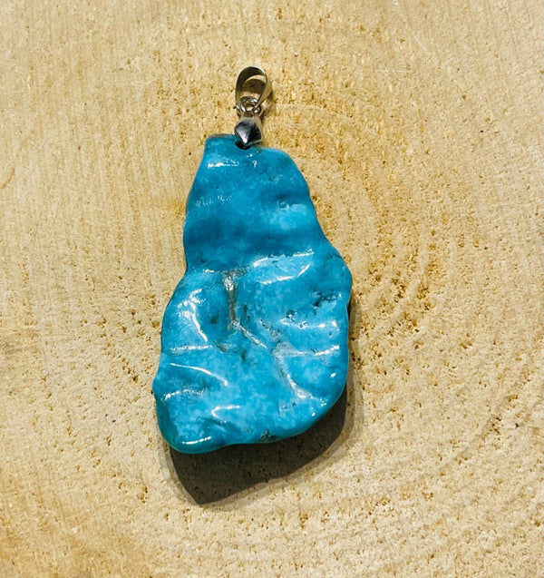 Pendentif en Turquoise - Les bijoux de Théa