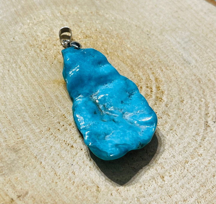 Pendentif en Turquoise - Les bijoux de Théa