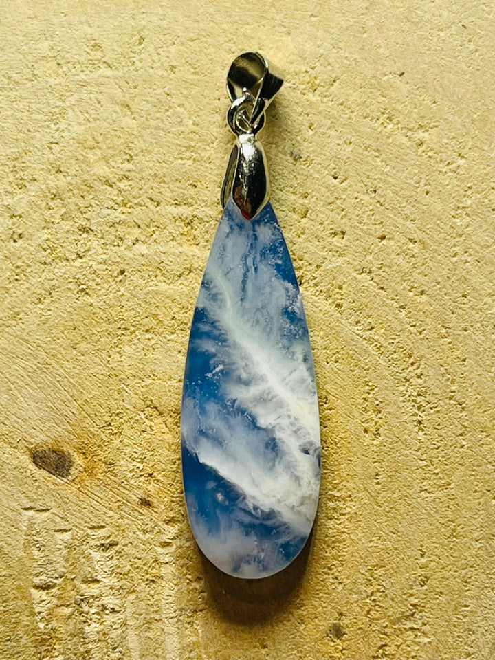 Pendentifs en Agate Plume au choix (2) - Les bijoux de Théa