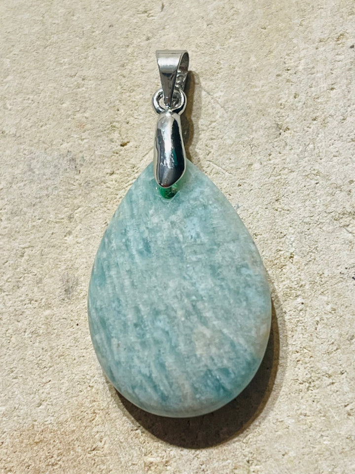 Pendentifs en Amazonite au choix (1) - Les bijoux de Théa