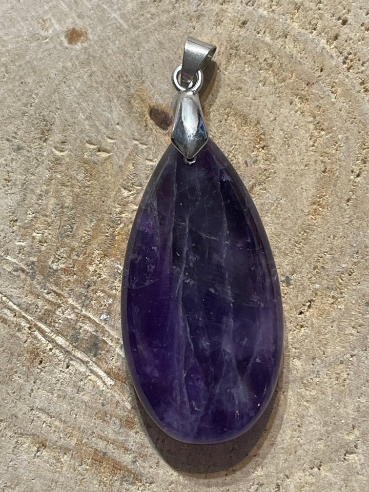 Pendentifs en Améthyste au choix (3) - Les bijoux de Théa