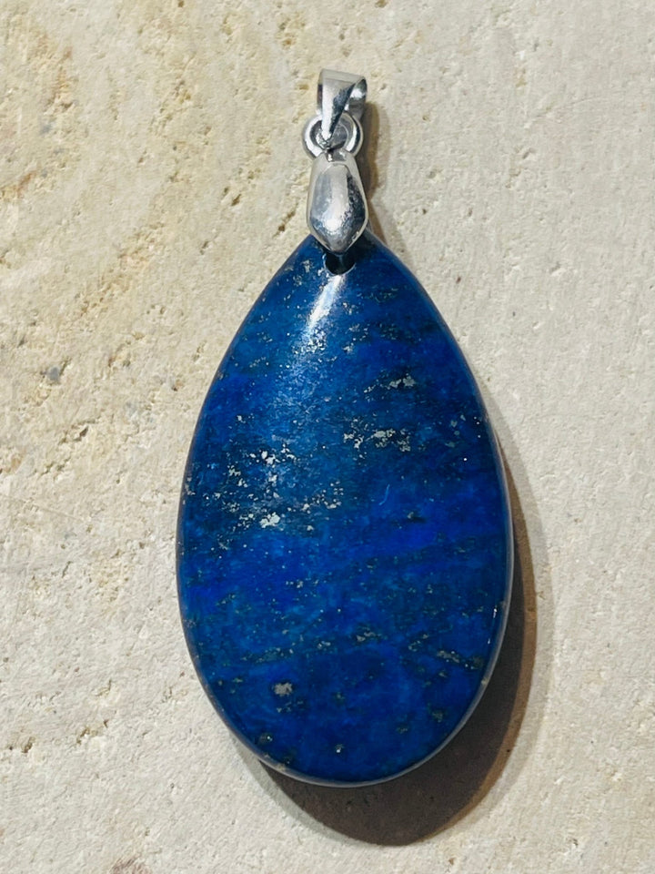 Pendentifs en Lapis - lazuli au choix (2) - Les bijoux de Théa