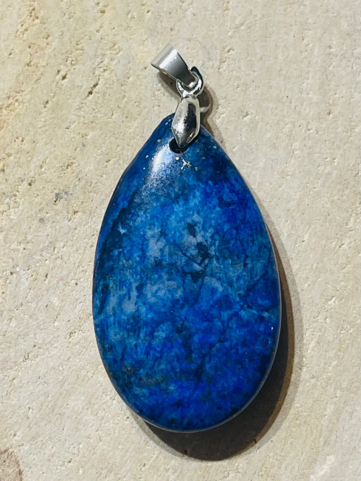 Pendentifs en Lapis - lazuli au choix (2) - Les bijoux de Théa