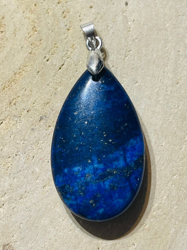Pendentifs en Lapis - lazuli au choix (2) - Les bijoux de Théa