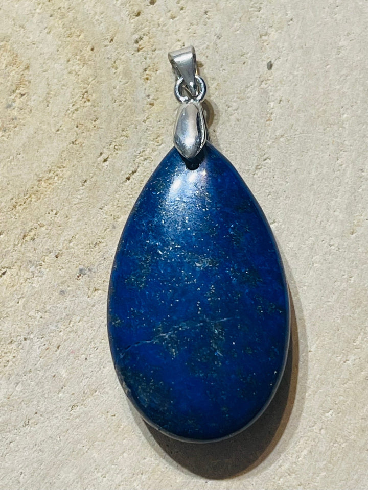 Pendentifs en Lapis - lazuli au choix (2) - Les bijoux de Théa