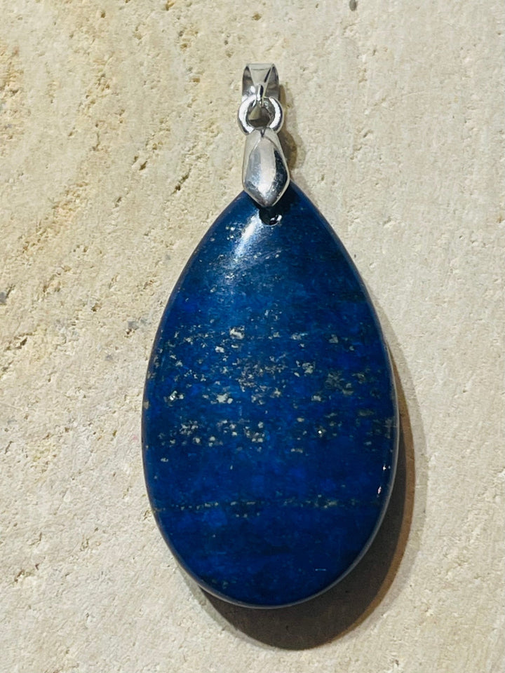 Pendentifs en Lapis - lazuli au choix (2) - Les bijoux de Théa