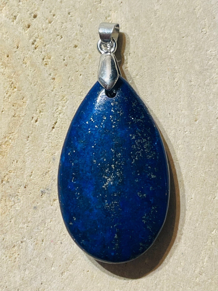 Pendentifs en Lapis - lazuli au choix (2) - Les bijoux de Théa