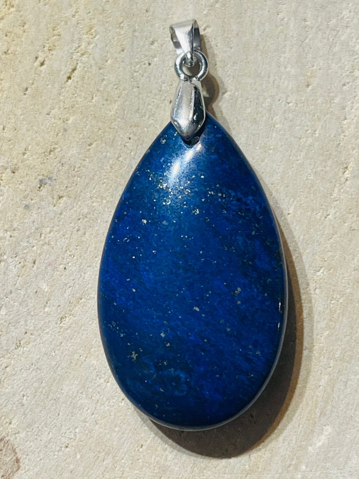 Pendentifs en Lapis - lazuli au choix (2) - Les bijoux de Théa