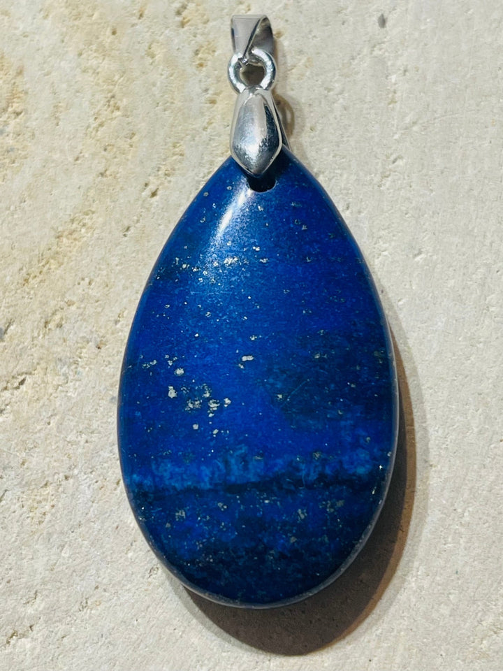 Pendentifs en Lapis - lazuli au choix (2) - Les bijoux de Théa