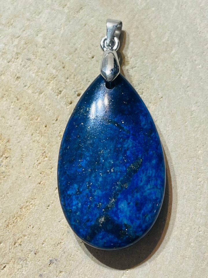 Pendentifs en Lapis - lazuli au choix (2) - Les bijoux de Théa