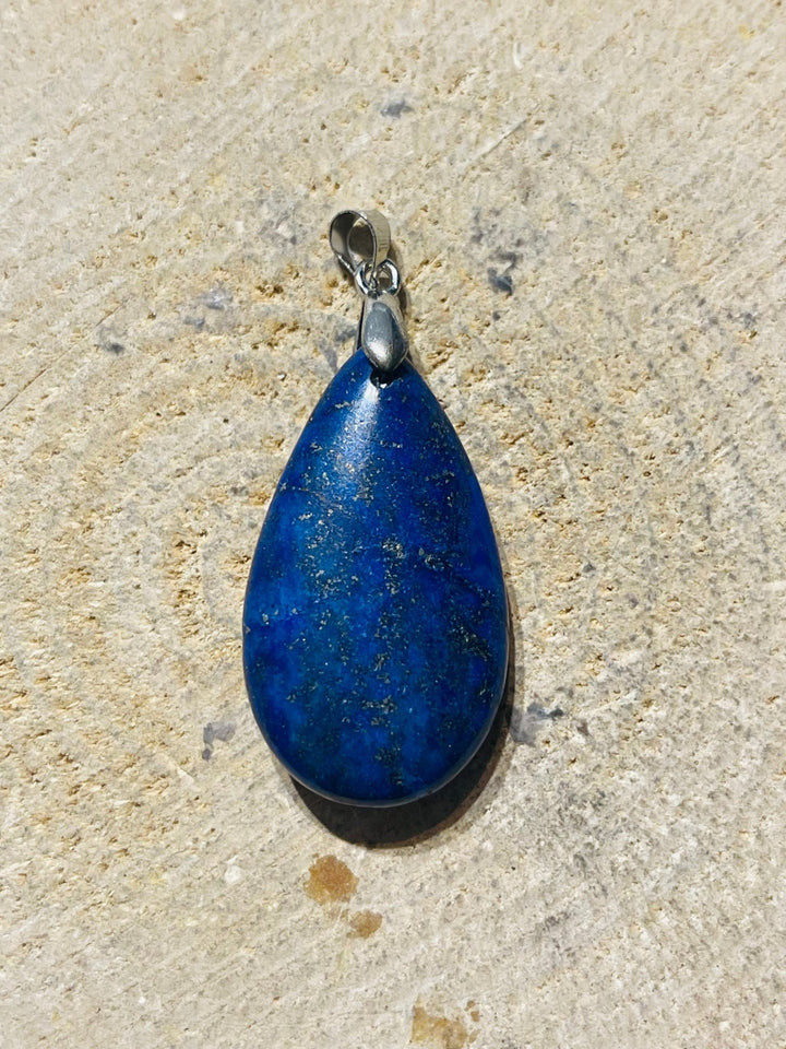 Pendentifs en Lapis - lazuli au choix - Les bijoux de Théa