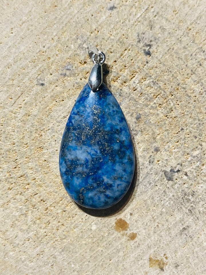 Pendentifs en Lapis - lazuli au choix - Les bijoux de Théa