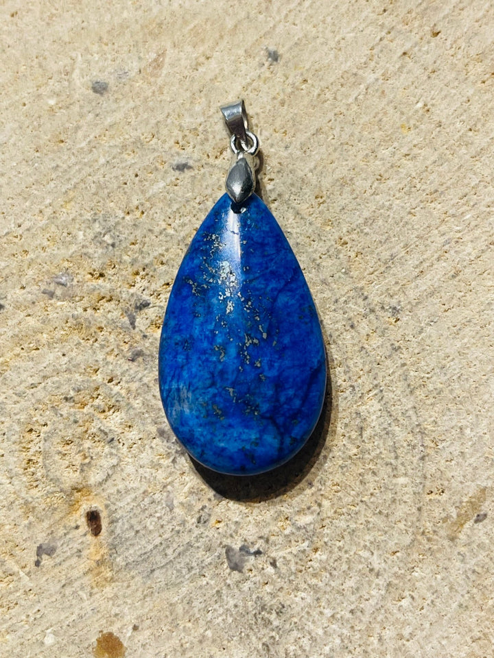 Pendentifs en Lapis - lazuli au choix - Les bijoux de Théa