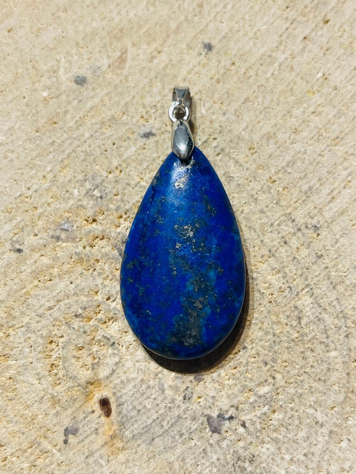 Pendentifs en Lapis - lazuli au choix - Les bijoux de Théa