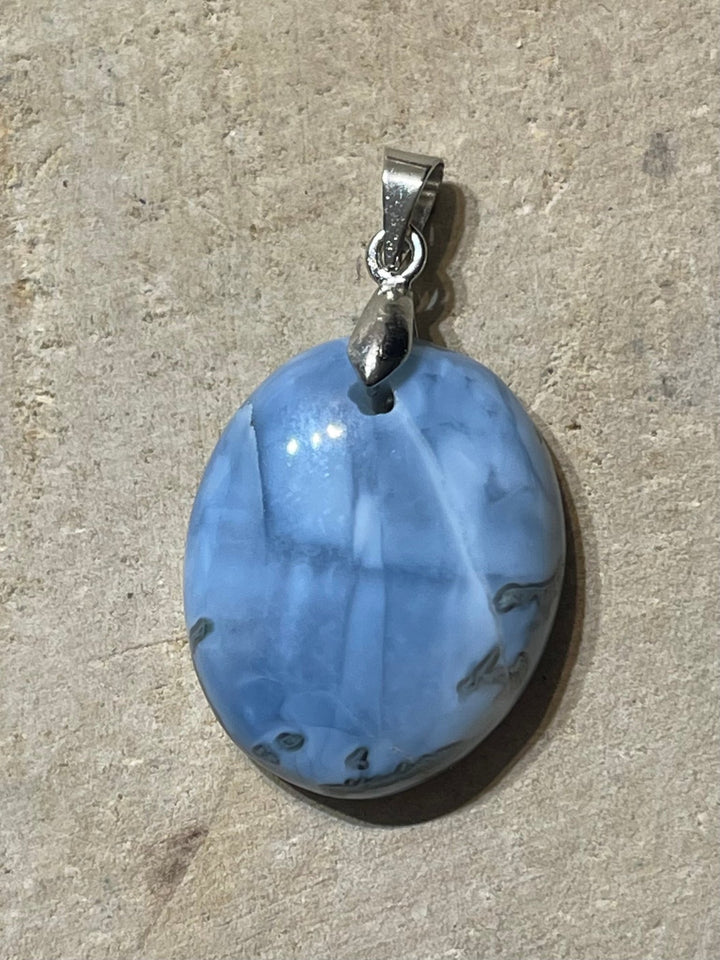 Pendentifs en Opale bleue au choix (2) - Les bijoux de Théa