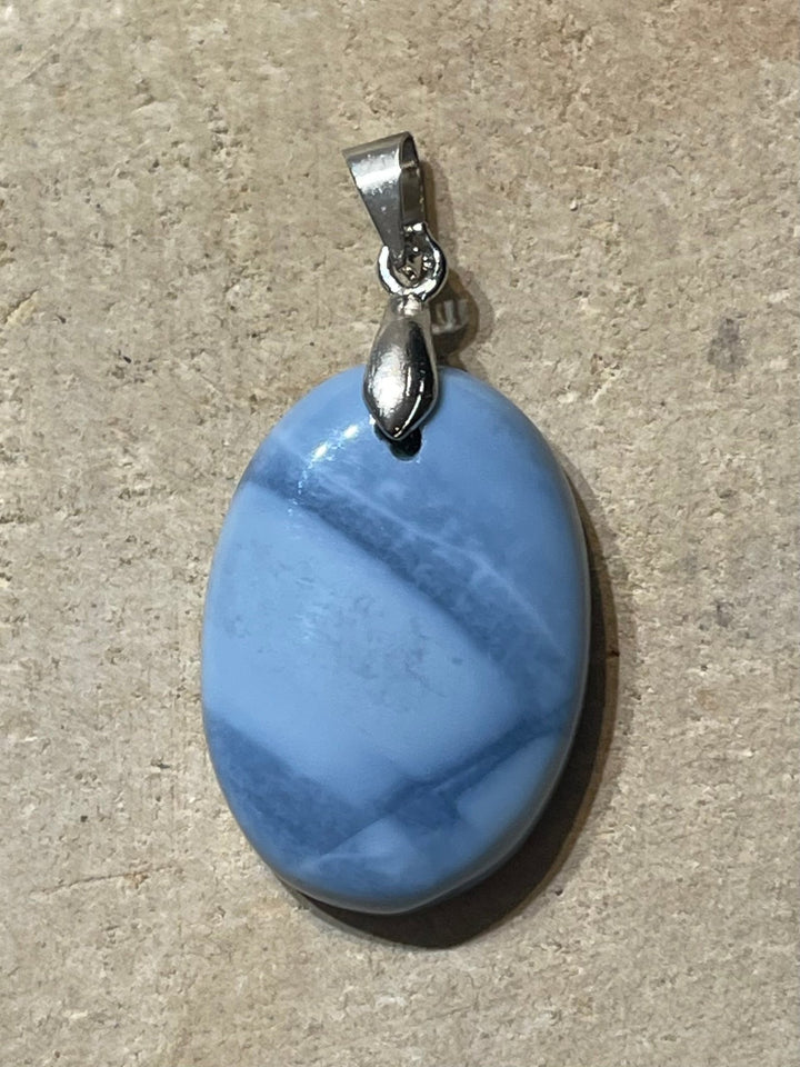 Pendentifs en Opale bleue au choix (2) - Les bijoux de Théa