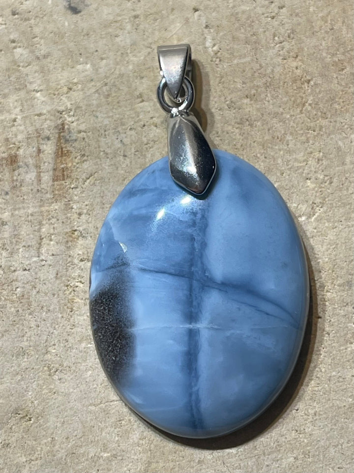 Pendentifs en Opale bleue au choix (2) - Les bijoux de Théa