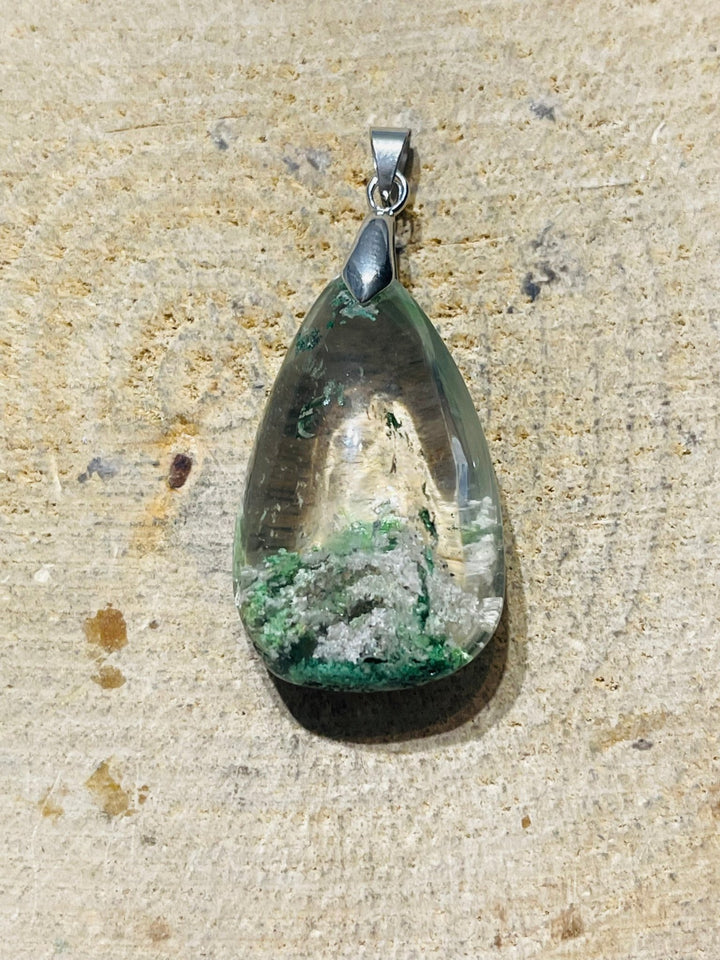 Pendentifs en Quartz Lodolite au choix - Les bijoux de Théa