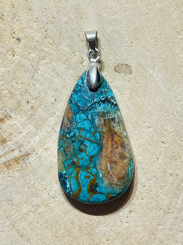 Pendentifs en Shattuckite au choix (2) - Les bijoux de Théa
