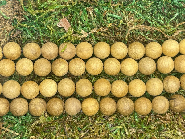 Perles en Bois de Camphre en 6 mm - Les bijoux de Théa