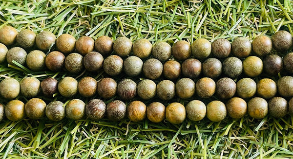 Perles en Bois de Santal en 10 mm - Les bijoux de Théa