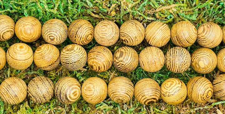 Perles en Bois de Wengé en 4 mm - Les bijoux de Théa